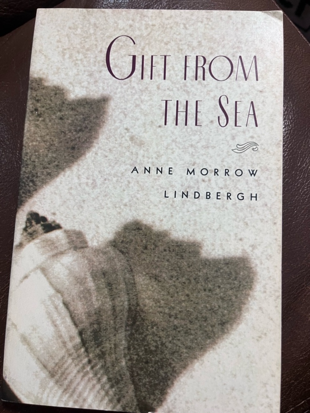 Gift From The Sea by Anne Morrow Lindbergh - Beige & Brown Cover